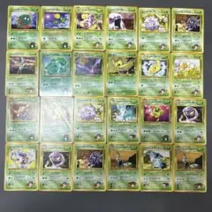 ポケモンカード　まとめ売り24枚　旧裏　わるいクロバット　セレビィ