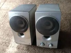 SONY SRS-Z1000PC ペアスピーカー シルバー　アルミボディ SRS-Z1000PC | アクティブスピーカー／ネックスピーカー | ソニー