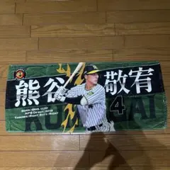 阪神タイガース 熊谷敬宥 選手フォトタオル