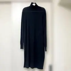 【美品】UNIQLO 黒ニットワンピース