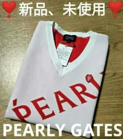 ❣️新品、未使用❣️PEARLY GATESパーリーゲイツロゴ薄手ベストサイス0