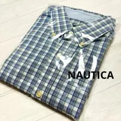 NAUTICA チェックシャツ 長袖 ボタンダウン ノーティカ