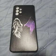 羽根 天使 悪魔 GALAXY A52 5G ソフトケース