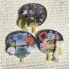 2546. 【旧作品】レジンポニーフック・ヘアゴム・ブローチ・マグネット