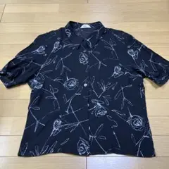 comfortable 半袖シャツ　黒　ブラウス　カットソー