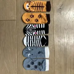 ベビー靴下 動物柄セット
