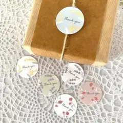 サンキューシール 春のオハナたち【丸型】