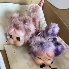 開封品◎ポップマートCRYBABYWILDbutCUTIE②個セット紫ピンク