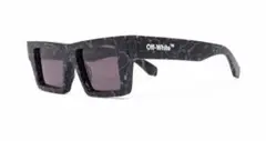 限定1個!新品 正規品 off-white マーブルプリントスクエアサングラス