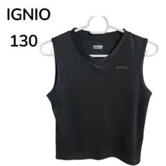【9/1までの限定価格】イグニオ☆　訳あり　男の子　ノースリーブ　ブラック