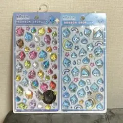 新品未開封 しずくちゃん クーリア ボンボンドロップシール 2枚セット
