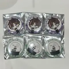 CrazyRaccoon きなこ　おぼ　缶バッジ　6点