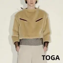 toga pulla フェイクファープルオーバー