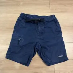 パタゴニア　ハーフパンツ　半ズボン　ベルト　ネイビー