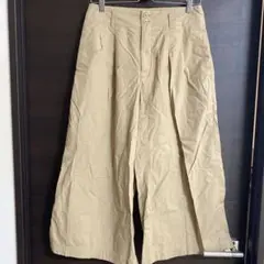 ユニクロ　ガウチョ　L ベージュ