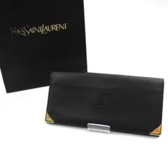 ✨新品未使用✨Yves Saint Laurent 長財布 ブラック YSL