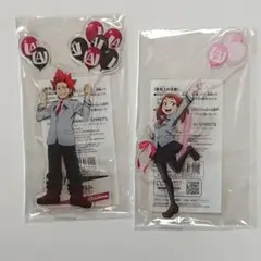 僕のヒーローアカデミア スタンド付きアクリルプレート 切島鋭児郎 麗日お茶子