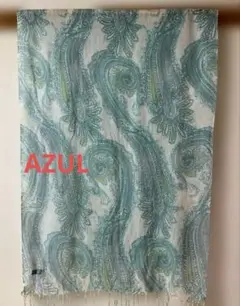 ✳︎AZULペイズリー柄ストール 大判透け感あり　ふんわりやわらかい