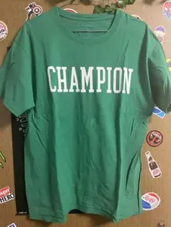 Champion グリーン Tシャツ M