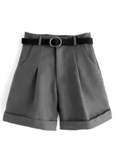 グレイル　ベルト付きロールアップショートパンツ　Mサイズ