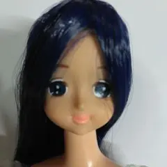 青髪・白レースドレスのエリーナ人形本体