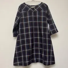 CROCODILE チェック柄 長袖チュニック　美品