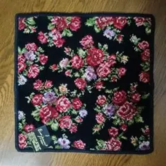 今日だけの価格！【新品未使用】Enjeauのシェニール織 花柄タオルハンカチ