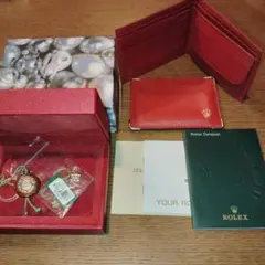 未使用級✨ ROLEX ロレックス 本革 小銭入れ コインケース カードケース ROLEX - ROLEX ロレックス レザー カードケース カード入れ パス