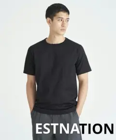 ESTNATION　エストネーション　クルーネック　半袖Tシャツ　GIZAndy