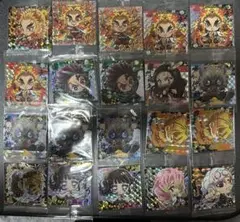 鬼滅の刃ウエハースシール キラ 煉獄 炭治郎 カナヲ 善逸 伊之助 天元 蜜璃