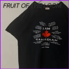 【FRUIT OF THE LOOM】 CANADIAN プリント Tシャツ