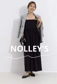 新品　ノーリーズ　NOLLEY'S オールインワン　ベアトップ　ワンピース