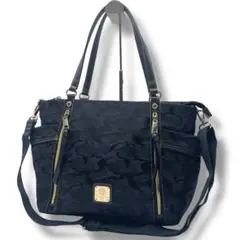 美品✨A4可 クリスチャンオリビエ 2way トート ショルダーバッグ 迷彩柄