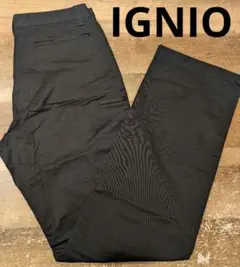 IGNIO GOLF ブラックパンツ ジッパーポケット付き