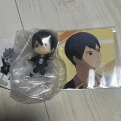 ハイキュー！ 影山飛雄 ステッカー ガチャフィギュア
