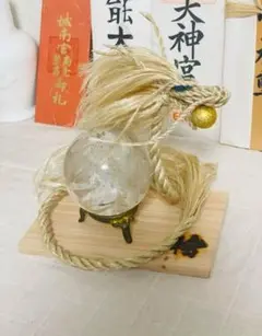 精麻しめ縄龍　紙垂　水晶10mm宝珠付き　ご注文を受けてから作成いたします。 2025年最新】精麻龍の人気アイテム - メルカリ