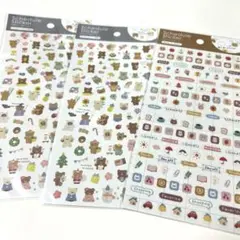 シール 3点 599円 17 スケジュール くま