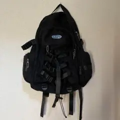 バックパック　リュック　ブラック　メッシュポケット