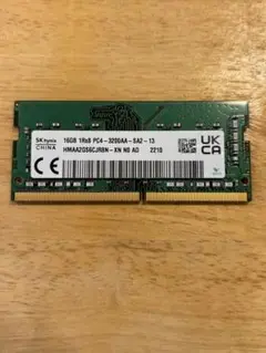 SK Hynix 16GB 1R×8 PC4-3200AA-SA2-13 ⑧