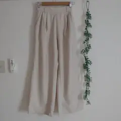 新品(M)接触冷感 ワイドパンツ