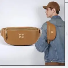 MIUMIU ミュウミュウ　ウエストポーチ 美品 ウエストポーチ - ミュウミュウ（MIU MIU） | アイテムサーチ