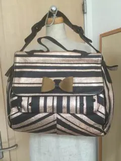 美品 レアPhillip Lim / フィリップリム バイカラーリボンバッグ
