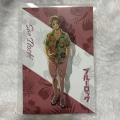 ブルーロック アンドギャラリー カフェ ポストカード 糸師冴