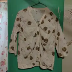 七分袖ボタンシャツ Mサイズ