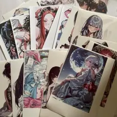 自作人物ステッカー シール20枚 女の子 など コラージュ素材