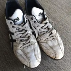 ASICS スパイクシューズ 27.5cm ホワイト/ブラック