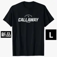 【新品/Lサイズ】キャロウェイ メンズ 半袖 Tシャツ ブラック ビンテージ