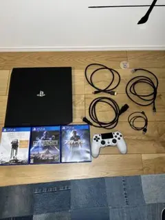 PS4 Pro 本体 ブラック CHU-7000B 完動品