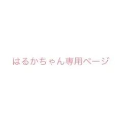 はるかちゃん専用ページ