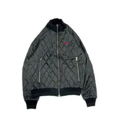 FREDPERRYフレッドペリーリバーシブルキルティングブルゾンワンポイントロゴ
